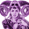 Y.A.M._Fantasy woman girl purple - PNG gratuit GIF animé