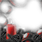 kikkapink winter christmas black red frame - bezmaksas png animēts GIF