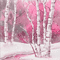 soave background animated winter forest black - GIF animé gratuit GIF animé