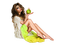 summer woman by nataliplus - gratis png geanimeerde GIF