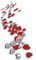 Red White Hearts - GIF animé gratuit