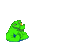 aze crocodile vert green - GIF animasi gratis GIF animasi