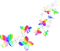 Flowers.White.Rainbow - 免费PNG 动画 GIF