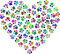 paw print heart - zadarmo png animovaný GIF