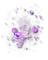 purple deco sparkles roses cute - PNG gratuit GIF animé