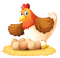 poule - darmowe png animowany gif