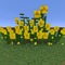Minecraft - Yellow Flowers - darmowe png animowany gif