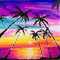 amefragile background glitter gif palm beach - GIF animé gratuit GIF animé