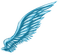 blue wings - kostenlos png Animiertes GIF