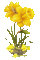 MMarcia gif flores fleurs flowers glitter - GIF animé gratuit GIF animé