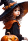 halloween, witch, enfant, kind, child, autumn - ingyenes png animált GIF