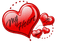 Kaz_Creations Deco Heart Love Hearts Text My Heart Is Yours - PNG gratuit GIF animé