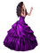 woman in purple by nataliplus - png grátis Gif Animado