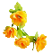 soave deco animated branch flowers spring - Nemokamas animacinis gif animuotas GIF