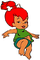 Pebbles Flintstone - безплатен png анимиран GIF