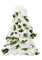 Christmas Tree Green White Winter - Bogusia