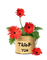 Kaz_Creations Flowers-Thank You - png gratis GIF animasi