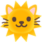 Emoji kitchen sun cat - png grátis Gif Animado