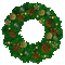 Christmas wreaths decorations_tube_Couronne de noel décorations Noel-gif - Free animated GIF Animated GIF