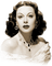 soave woman vintage face hedy lamarr sepia - 免费PNG 动画 GIF