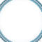 soave frame vintage deco circle corner blue - δωρεάν png κινούμενο GIF