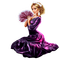 woman in purple by nataliplus - gratis png animerad GIF