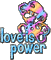love is power - Ücretsiz animasyonlu GIF animasyonlu GIF
