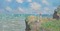 summer background sea painting vintage - PNG gratuit GIF animé