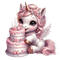 unicorn birthday - GIF animé gratuit