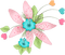Fleur Rose Multi Pastel :) - ilmainen png animoitu GIF