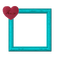 Small Cyan Frame - kostenlos png Animiertes GIF