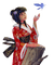 geisha - bezmaksas png animēts GIF