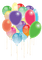 Kaz_Creations Birthday Balloons Party - Free PNG Animated GIF