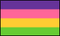 Lesbian flag - darmowe png animowany gif
