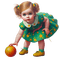 Little girl - Ingyenes animált GIF