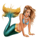 Turquoise tailed mermaid