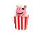 Piglet Popcorn - Ilmainen animoitu GIF animoitu GIF
