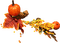 autumn deco border brown orange kikkapink - бесплатно png анимированный гифка