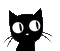 cat chat katze animal  gif  anime animated animation      tube black fun art cartoon - Kostenlose animierte GIFs Animiertes GIF