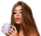 femme boisson café idca - png gratuito GIF animata