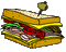 Sandwich - Darmowy animowany GIF animowany gif