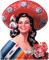 kikkapink woman vintage - gratis png geanimeerde GIF