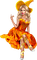 Halloween Witch Orange - безплатен png анимиран GIF