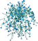 blue flowers vine - безплатен png анимиран GIF