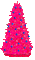 pink christmas tree - Free animated GIF Animated GIF
