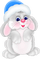 Y.A.M._Winter hare - gratis png animerad GIF