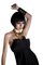 Kaz_Creations Woman Femme Black - gratis png animerad GIF