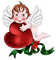 Kaz_Creations Deco Heart Love St.Valentines Day   Cupid - png gratis GIF animado