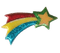 Shooting glitter star - Free PNG Animated GIF