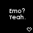 Emo Stamp #7 (Unknown Credits) - Δωρεάν κινούμενο GIF κινούμενο GIF